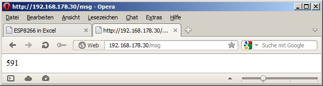 ESPMesswert im Browser