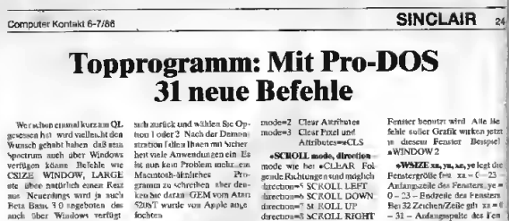 Pro-Dos-Demo Starten